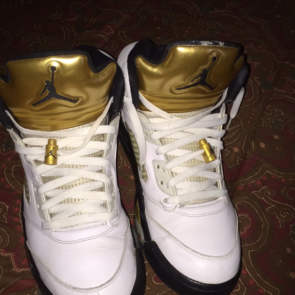 Jordan retro 5 Olympic Gold